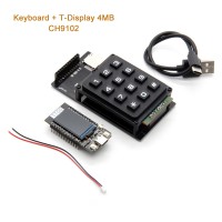 LILYGO TTGO T-Display Keyboard + T-Display 4MB CH9102 ESP32 Wifi Bluetooth Module for LNURLPoS DIY