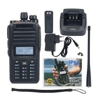 IP68 Waterproof Professional Walkie Talkie VHF UHF Transceiver Handheld Transceiver 198 Channels