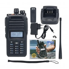 IP68 Waterproof Professional Walkie Talkie VHF UHF Transceiver Handheld Transceiver 198 Channels