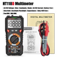 HABOTEST HT118D Manual Range Digital Multimeter Tester NCV TRMS 6000 Count Not for Temperature Test