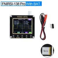 FNIRSI-138 Pro Digital Oscilloscope 2.5MS/s 200KHz Bandwidth Standard Version w/ Built-in Battery