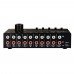 B049 6-Input 4-Output Audio Switcher Audio Source Selector Featuring Output with Separate Switches