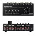 B049 6-Input 4-Output Audio Switcher Audio Source Selector Featuring Output with Separate Switches