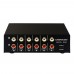 B060 Audio Selector Audio Switcher 4 IN 2 OUT or 2 IN 4 OUT Lossless Bidirectional Switching