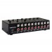 B062 Audio Switcher Audio Selector 2-Way Input 8-Way Output Supporting 2 Groups of Mixing Input