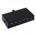 B064 Mini Stereo Splitter Box Audio Signal Splitter Box 1 IN 4 OUT USB 5V Lossless Output 3.5MM Port