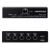 B064 Mini Stereo Splitter Box Audio Signal Splitter Box 1 IN 4 OUT USB 5V Lossless Output 3.5MM Port