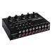 B065 5 IN 5 OUT Audio Selector Audio Signal Mixing Distributor Independent Volume Control RCA Ports