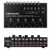 B065 5 IN 5 OUT Audio Selector Audio Signal Mixing Distributor Independent Volume Control RCA Ports