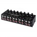 B066 Mini 8-Way Stereo Audio Mixer Passive Sound Mixer with RCA Ports No Power Supply Needed