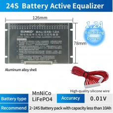 SUNKKO BAL-24S-1.2A Battery Balancer Battery Equalizer for 2-24S Ternary Iron Lithium Battery Pack