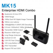 SIYI MK15 Enterprise HDMI Combo 15KM RC Transmitter Receiver Image 1080P Transmission System