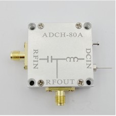 ADCH-80A 10MHz-10GHz RF Bias Tee SMA Connector for Broadband Amplifiers Optical Fiber Communications