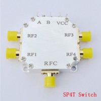 10MHz-6GHz SP4T Switch Electronic RF Switch with Shell Small Size High Isolation Low Insertion Loss