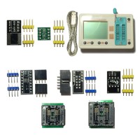 SkyPRO II Standard USB Programmer Offline Programmer w/ SOP8 Socket for 24 25 93 SPI FLASH AVR STM32