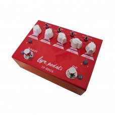 LY-ROCK High Quality Distortion Pedal Stompbox Pedal Guitar Pedal Replacement for BONGEER Red