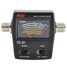RS-40 200W SWR & Power Meter PWR SWR Meter 140-150MHz 430-450MHz VHF UHF for NISSEI