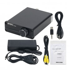 MONO OR BASS Power Amplifier AV Amplifier Assembled Black + Power Supply 24V 6A For Large Speakers