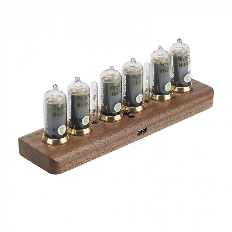 IN82 Glow Tube Clock Nixie Clock Bluetooth Clock Electronic Alarm