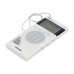 TECSUN M-303 Mini FM Radio Bluetooth Receiver 64-108MHz Portable FM-BT Receiver Music Player w/ Mic