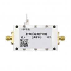 0.01-4G RF Low Noise Amplifier LNA Amplifier 40DB +5V Powered For UHF VHF GPS Spectrum Analyzer