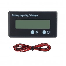 EV Battery Indicator Battery Gauge Battery Capacity/Voltage 12V-84V Upgraded Version White Backlight