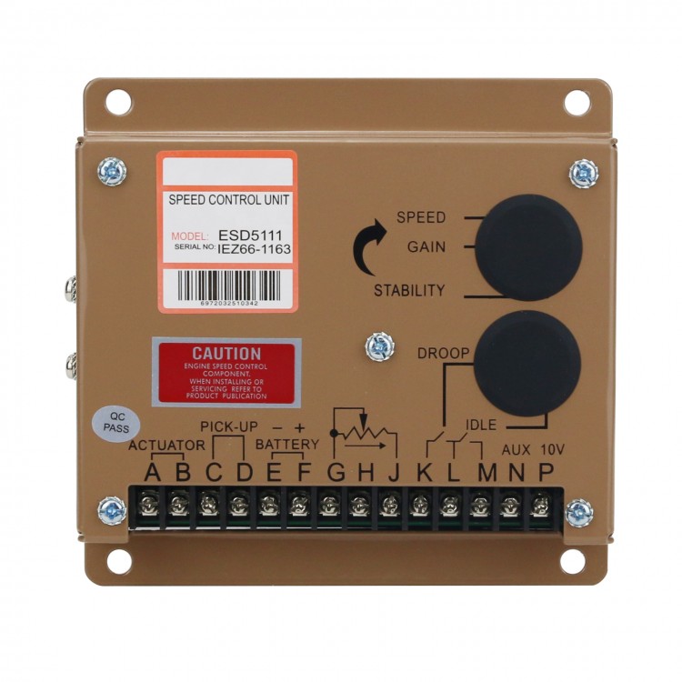 Diesel Generator Speed Controller Kit w/ ESD5111 Speed Control Unit
