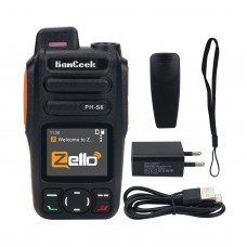 HamGeek HG-S6 4G Network Radio Walkie Talkie Handheld Transceiver LTE/WCDMA/GSM POC Radio For Zello