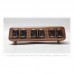 Soviet IN12 Glow Tube Clock Bluetooth Nixie Tube Clock Electronic Alarm Clock With Solid Wood Shell 20 Deg Angle Version-Walnut