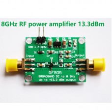 1Mhz-8GHZ RF Signal Amplifier RF Power Amplifier Module Max 13.3dBm Output