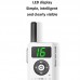 2PCS HamGeek HG-14 Mini Walkie Talkie 1-5KM Handheld Transceiver (Black) USB Charging for Hotels KTV