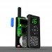 2PCS HamGeek HG-14 Mini Walkie Talkie 1-5KM Handheld Transceiver (Black) USB Charging for Hotels KTV