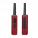 Mini Walkie Talkie UHF Radio Handheld Transceiver (Red) Enables Smooth Communication 22 Channels