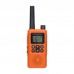 Mini Walkie Talkie UHF Radio Handheld Transceiver (Orange) Enables Smooth Communication 22 Channels