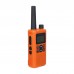 Mini Walkie Talkie UHF Radio Handheld Transceiver (Orange) Enables Smooth Communication 22 Channels