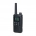 Mini Walkie Talkie UHF Radio Handheld Transceiver (Black) Enables Smooth Communication 22 Channels