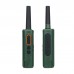 Mini Walkie Talkie UHF Radio 22CH Handheld Transceiver (Army Green) Enables Smooth Communication