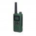 Mini Walkie Talkie UHF Radio 22CH Handheld Transceiver (Army Green) Enables Smooth Communication