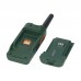 Mini Walkie Talkie UHF Radio 22CH Handheld Transceiver (Army Green) Enables Smooth Communication