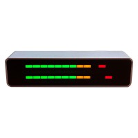 AK_DB12D_PRO 12-Segment Rhythm Light Three-Color Music Spectrum Display Stereo Music Level Indicator