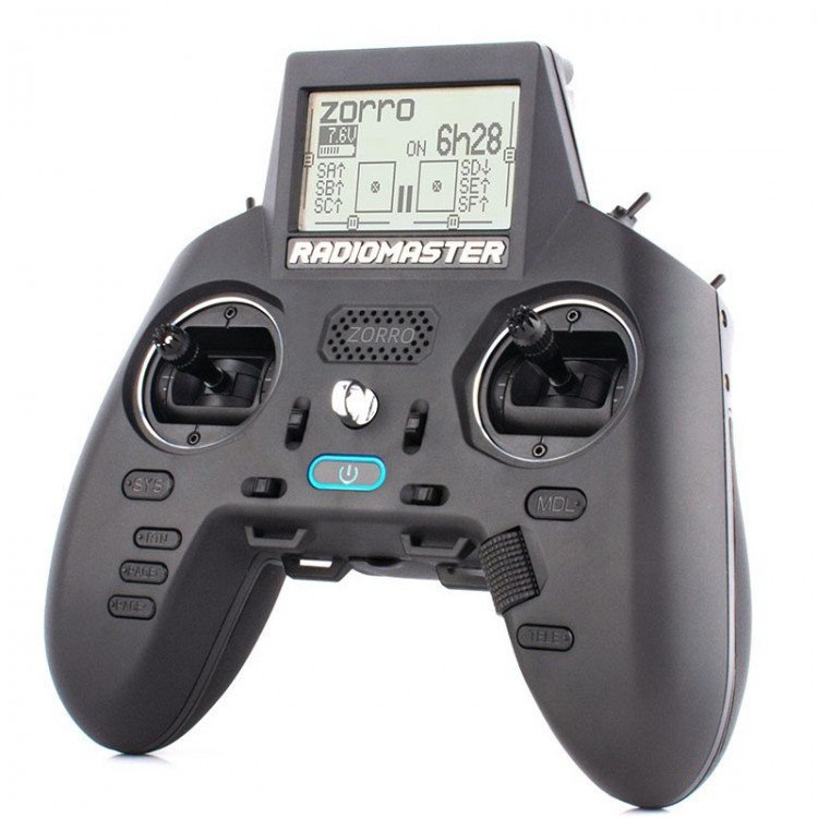 RadioMaster ZORRO Transmitter RC Plane Transmitter with Large Top LCD