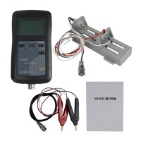 YR1035+ Lithium Battery Meter Battery Resistance Tester Range 100V with Kelvin Clips Battery Stand