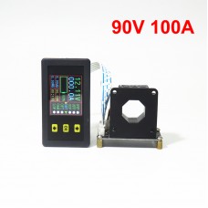 VAC9010H 90V 100A Coulometer Voltage Current Capacity Meter Bidirectional Tester with 1.8" Color LCD