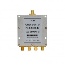 Power Splitter PD-0.5/6G-4S 500-6000MHz RF Power Splitter SMA Microstrip Power Divider 1 IN 4 OUT