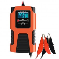 ZYX-J99 6V 12V 2A Smart Battery Charger Motorcycle Battery Charger for Lead-Acid Battery Repair