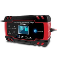 ZYX-J30 140W Battery Charger 12V 24V Intelligent Pulse Repair Car Motorcycle Battery Charger Red