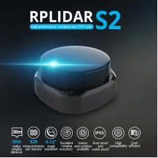 SLAMTEC RPLIDAR S2 Lidar Sensor 30M/98.4FT DTOF Laser Range Scanner IP65 Waterproof Lidar Scanner