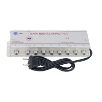 JMA 1030MK8 Cable TV Signal Booster CATV Signal Amplifier 1 IN 8 OUT 30DB Gain (220V 50Hz)