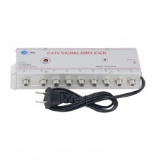 JMA 1030MK8 Cable TV Signal Booster CATV Signal Amplifier 1 IN 8 OUT 30DB Gain (220V 50Hz)