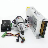 400W 12500RPM DC Brushless Spindle Motor Driver Set for Engraving Machine Mach3 Speed Regulation